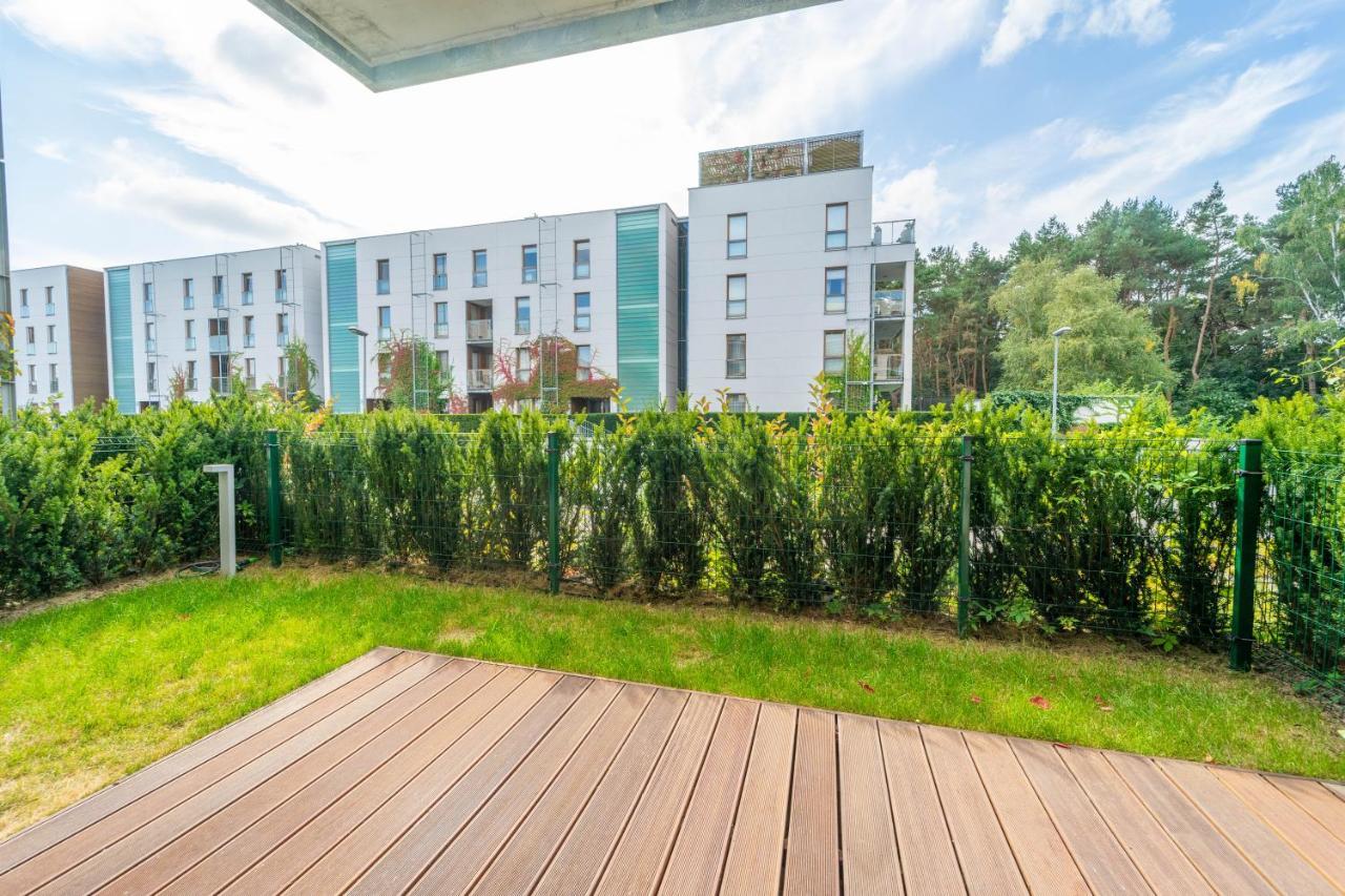 Nadmorski Dwor - Green Apartment Danzica Esterno foto
