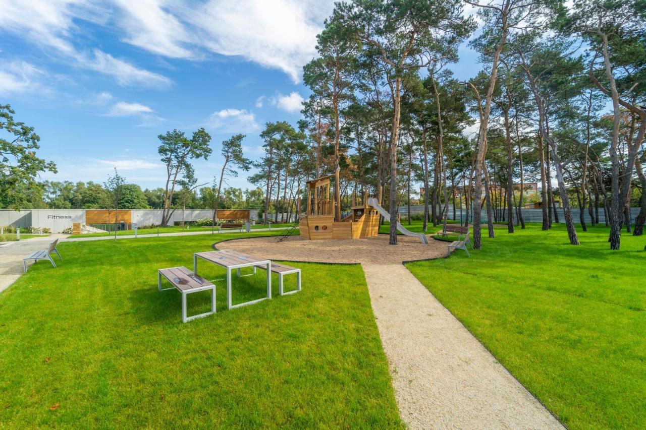 Nadmorski Dwor - Green Apartment Danzica Esterno foto